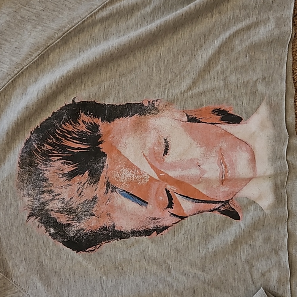 David Bowie sweatshirt, sz xs - Picture 2 of 3